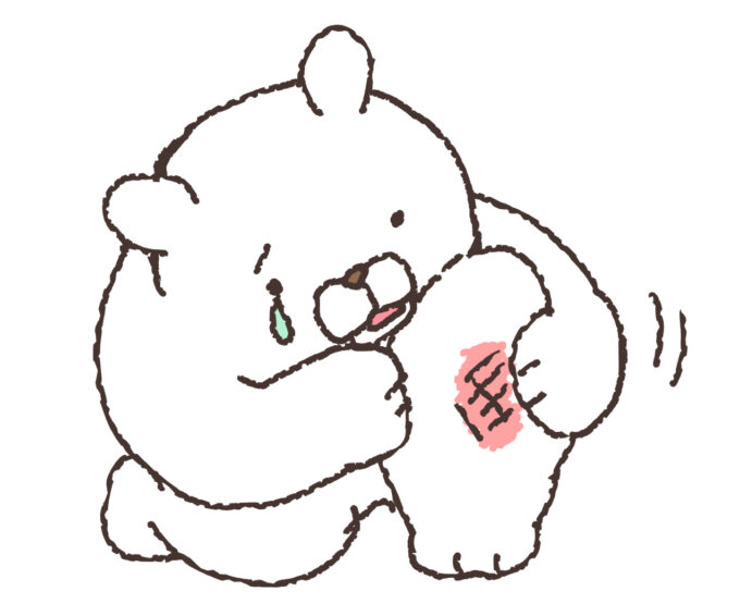 すりキズ/すり傷/擦り傷/ケガ