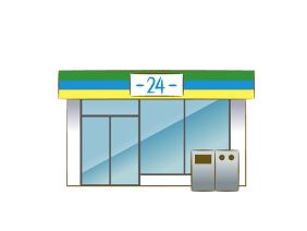 コンビニ(ゴミ)