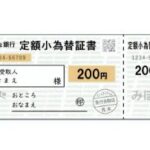定額小為替の購入方法＆送り方の手順 簡単まとめ